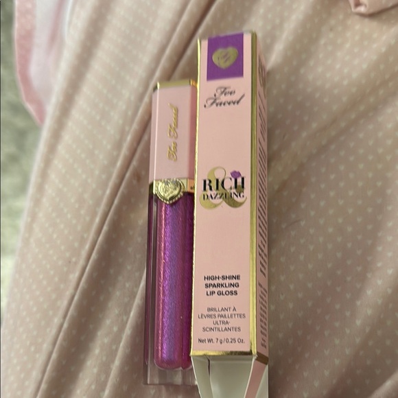 Too Faced Pink Lip Balm Gloss Makeup - Picture 1 of 2